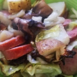 Kielbasa with Potatoes, Cabbage, and Mushrooms